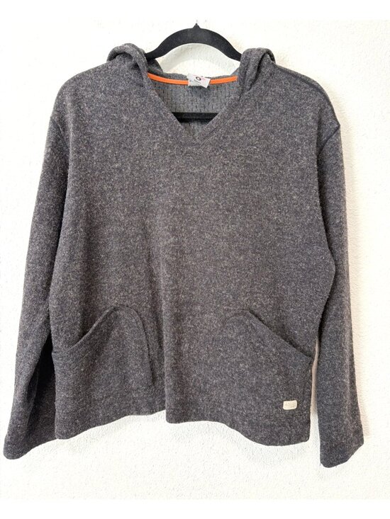 Columbia Sweaters - Columbia GRT Womens XL Gray Wool Blend Hoodie Pullover Gorpcore Outdoor